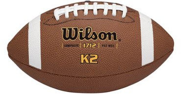 Wilson K2 Official Composite Football, under 10
