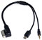 CY Medien in Ami MDI auf Stereo 3,5 mm Audio & USB-Buchse AUX Adapter Kabel für VW Audi 2014 A4 A6 Q5 Q7