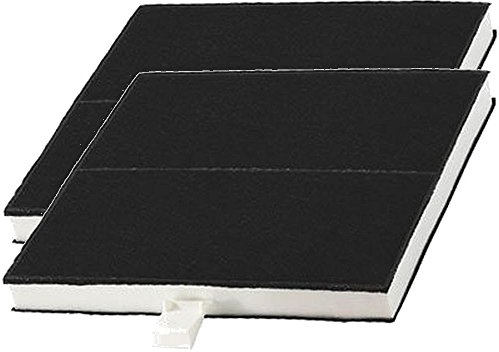 Aktivkohlefilter für diverse Abzugshauben & Essen von Bosch, Siemens, Neff, Constructa, Gaggenau & Balay - BSH-Teilenummer 360732/00360732/357585/00357585 - rechteckig - 22,5x22x2 cm - 2 Stück