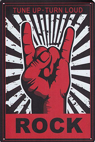 Visario Blechschild Bild Rock 30x20cm 2332 Verschiedene Bilder, Wandbilder und Schilder zur Auswahl.