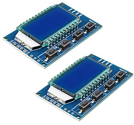 Hailege 2pcs 1 Channel PWM Pulse Signal Generator PWM Pulse Frequency Duty Cycle Adjustable with LCD Display 1Hz-150Khz 3.3V-30V PWM Generator Board
