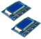 Hailege 2pcs 1 canale PWM generatore di segnale di impulso PWM frequenza di lavoro regolabile con display LCD 1Hz-150Khz 3.3V-30V PWM Generator Board