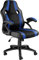 TecTake® Silla Gaming, Silla Oficina Ergonómica, Reposabrazos, Ajustable Altura, Silla Estudio, Gaming Chair, Asiento Gamer, Sillón Gaming, Ergonómico, Mecanismo Basculante, Giro 360 - Negro/Azul