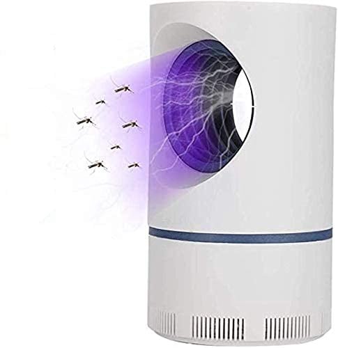 Mosquito Killer Light, 360° succión silenciosa Trampa de Insectos Zapper Trap Repelente enchufable para Interiores y Exteriores, Mosca Segura y ahor(L)