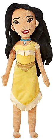 Disney Store Stoffpuppe Pocahontas 45 cm / 17, Prinzessinnenpuppe im Kleid mit Satindetails, für alle Altersstufen geeignet