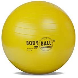 Gymnastikball | Fitnessball | Sitzball | Yogaball | Sportball | Bürostuhl | Stuhl (45cm Ø gelb)
