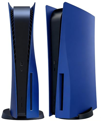 ArVin - Carcasa para consola PS5, placa de repuesto para PS5, antiarañazos, a prueba de polvo, accesorios para juegos de profesión para Sony Playstation 5 Console Disc Edition (azul)