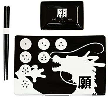 Dragon Ball Z Chibi Styled Sushi Set with Chopsticks, by JustFunky