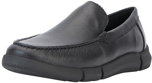 Geox U ADACTER M B Moccasin, Black, 40 EU