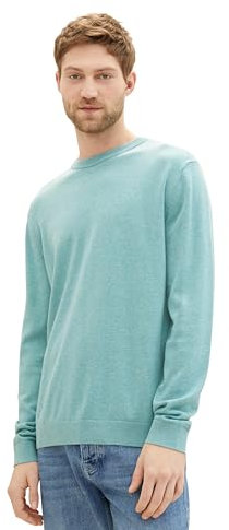 TOM TAILOR Herren Strickpullover mit Crewneck