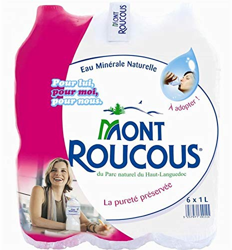 MONT ROUCOUS|Eau Minérale 6X1L|(Lot De 1)|Best Deal
