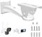 Drsn Mini Projector Wall Mount/Projector Hanger/CCTV Security Camera Housing Mounting Bracket(White) - for CCTV/Camera/Projector/Webcam