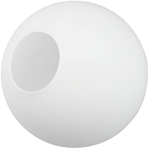 ABOOFAN Globe Lampe Abat-Jour Remplacement Globe Abat-Jour Verre Lampadaire Globe Boule Ronde Couvercle De Lampe pour Suspension Applique Blanc 6-7Cm