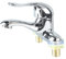 Bathroom Sink Faucet Zinc Alloy 2 Hole Single Handle Hot and Cold Water Mixer Tap for Home Hotel 2 Hole Bathroom Faucet