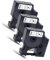 nanologi 3x Kompatibel Schriftband Ersatz für 40913 S0720680 D1 9mm, Schwarz auf Weiß, Etikettenband für LabelManager 160 PNP 210D 360D 280 420P 500TS Labelpoint 250 150 100