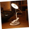 Beaupretty 1pièce Lampe De Bureau LED Rechargeable avec Miroir De Maquillage Lampe à Pince Ajustable pour Lecture Et Soins Personnels Lumière Nocturne Pratique pour Chambre Et Bureau