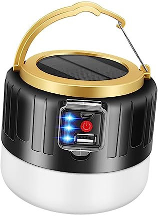 BESPORTBLE Lumières De Tente Solaire Camping Lumière Solaire Portable Lanterne Solaire Batterie Externe Lanterne Étanche Tente De Camping Chargeur De Téléphone Lanterne LED Lanterne Voyage