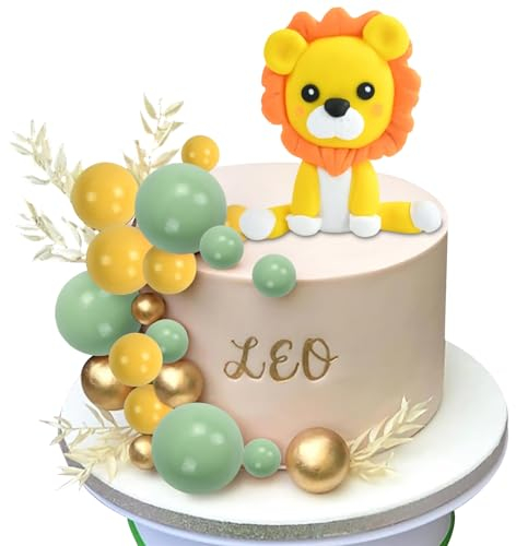 Kuchen Dekoration, Tortendeko Tiere, 15 Stück Tortendeko Kugeln, Ball Cake Topper, Kuchendeko Tiere,Tortendekoration Geburtstag, für Geburtstagsfeier, Babyparty (B)