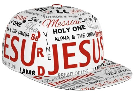 ROSIHODE Jesus Baseballkappe für Männer und Frauen, verstellbare Trucker-Mütze für Laufen, Sport, Wandern, Strand, Jesus-c1, Einheitsgr��e