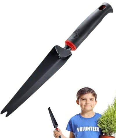 Bêche à racines de jardinage | Pelle à robuste en acier au carbone - Multifonction avec poignée ergonomique pour creuser, transplanter des succulentes et des fleurs