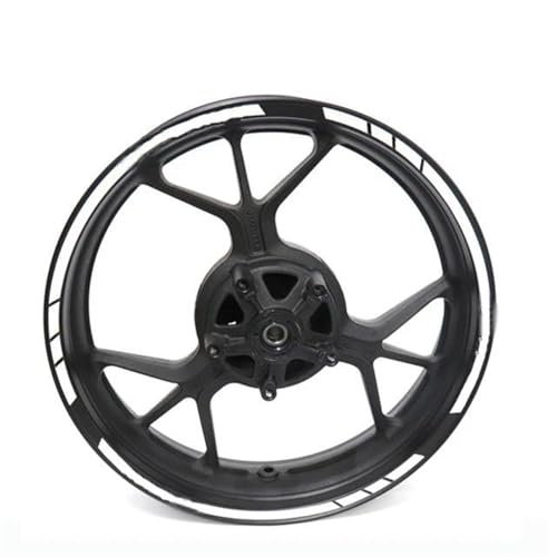 PPXDM Reflektierender Aufkleber Für Motorradfelgen Vorn Und Hinten, Reifenaufkleber-Set Für 1400GTR 1400 Für GTR 1400(Style 1)