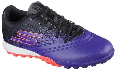 Skechers Kids Razor Junior Astro Turf Football Boots Purple/Black 3