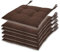 Leonardo Home - set 6 cuscini sedia da cucina double face, cuscino 4 punti con lacci imbottito - cuscini coprisedia da cucina - 100% Made in Italy