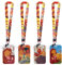 OPVXZAD Porte Cartes Lion Avec Lanière, 4pcs Porte Badge Cordon Détachable, Housse Carte De Bus Style Cartoon, Porte Badges D'identification Clés Pour Travailleur Infirmier Enseignant étudian