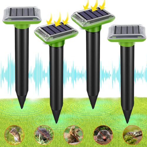 Mäuseabwehr mit intelligenter Ultraschall-Frequenzumwandlung,tragbares Ultraschall-Nagetierabwehrmittel, geeignet für Mäuse, gelbes Wiesel, Raccoon,Nagetiere