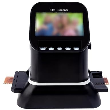Film Scanner,120 126 127 135 Negative Scanner,14/22 MP High Resolution Slide Viewer,Convert &Slide To Digital JPEG, No Computer/Software Required, 4.3-inch Large Screen