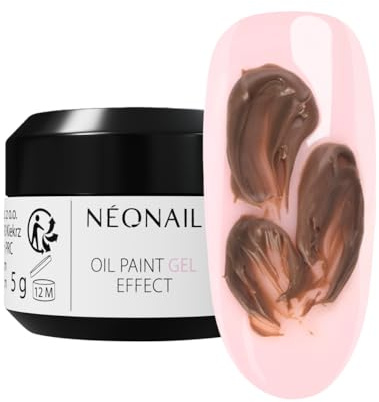 NÉONAIL Oil Paint Gel Effect - Braun - Timeless Texture - 3D Skulptur - Nageldesign Gel UV 3D - Aufbaugel Für Gelnägel - Kunstnägel - 3D Nail Art - 5 g