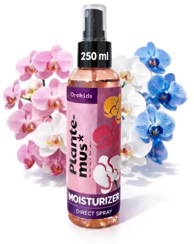 Plantemus Concime Idratante Fogliare per Orchidee con Azoto - Spray Pronto all’Uso - Mantiene Idratazione, Foglie Verdi e Fioritura - 250 ml