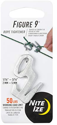 Nite Ize Knotenhilfe Figure 9, silber, NI-F9S-02-09
