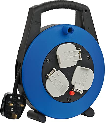 Brennenstuhl Vario Line Cable Box 3-way black/blue 5m H05VV-F 3G1,5 *GB*