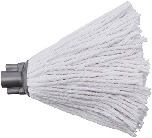 ADDIS Imbottitura Cotton Mop in Cotone per mocio lavapavimenti, Colore: Grigio Antracite/Metallo