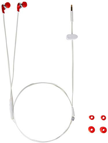 iLuv IEP317RED - Auriculares manos libres para iPhone, color rojo