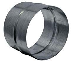 Unelvent Manchon de raccordement 160 mm mâle-mâle galvanisé