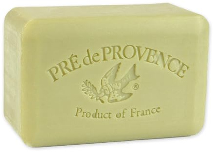 Pre de Provence Artisanal Soap Bar, Natural French Skincare, Enriched with Organic Shea Butter, Quad Milled for Rich, Smooth & Moisturizing Lather, Olive Oil & Lavender, 12.3 Ounce