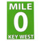 Key West Florida Zero Mile Kühlschrankmagnet, Souvenir, 6,4 x 8,9 cm