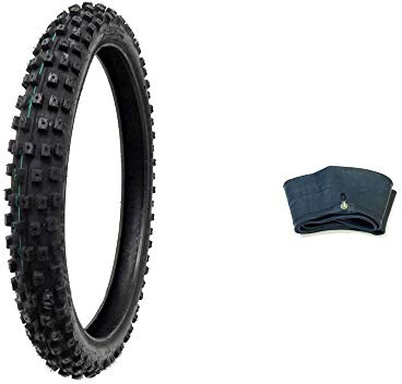MMG 70/100-19 Dirt Bike Tire & Tube Combo Valve, All-Season Compound