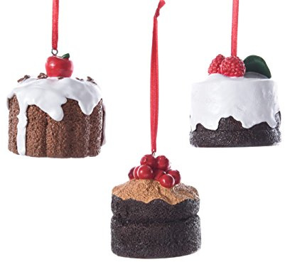Kuchen Törtchen Deko zum Hängen Fensterdeko Polymagnesium Himbeere Kirsche Stückpreis