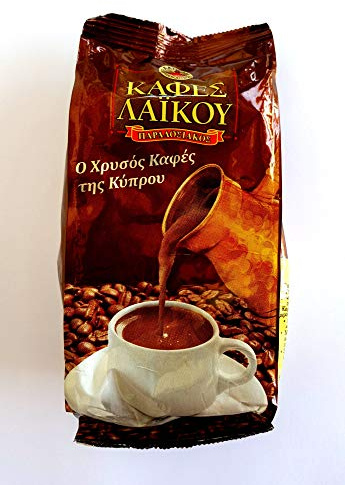 Laikou 100% Arabica Traditional Cyprus Greece Ground Coffee - 1 x 200g
