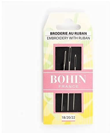 Bohin 00770 Sticknadeln mit Band, Metall, 1, One size