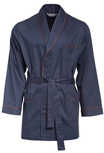 Herren Morgenmantel – kurz – Bademantel Revise RE-509 - Elegant - 100% Baumwolle