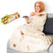 HINATAA Burrito-Decke, multifunktionales riesiges Tortilla-Handtuch, weiche Bürodecke, perfekt rundes Tortilla-Strandtuch, bequeme Wickeldecke, ein lustiges Geschenk für Frauen und Männer (A, 152,4