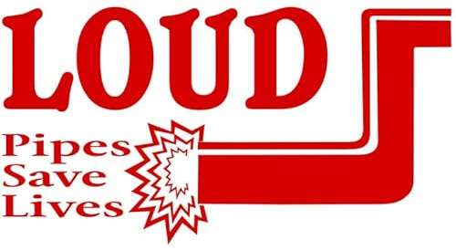 Decus Shop Loud Pipes Save Lives XL 1392 (rot) // Sticker OEM JDM Style Aufkleber