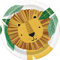 Unique Party Stunning Animal Safari Round Dessert Plates (17cm) - Perfect for Parties & Celebrations - 8ct