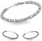 inSCINTILLE Bracciale Uomo Acciaio Rondelle e Bulloni, Regolabile 18-22 cm, Confezione Regalo Inclusa, Braccialetto Acciaio Inox, Bracciali Uomo