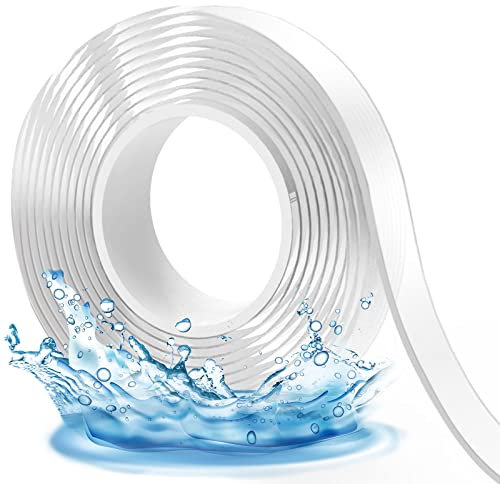 Hidreamz 3m Doppelseitiges Klebeband Extra Stark, Nano Doppelseitiges Klebeband Transparent, Wiederverwendbar Klebebänder Wasserdicht Multifunktional