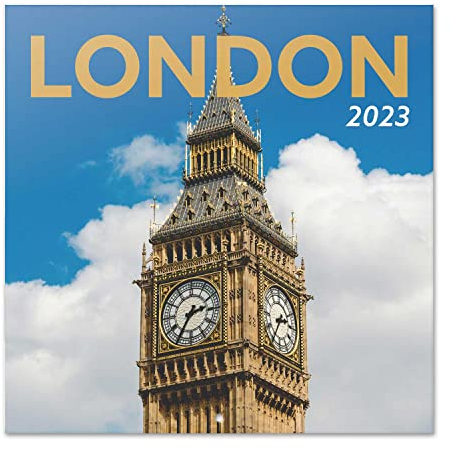 Grupo Erik Wandkalender 2022 2023, London 16 Monate Wandkalender, Kalender zum Aufhängen von September 2022 bis Dezember 2023, offizielle Lizenz, FSC zertifiziert